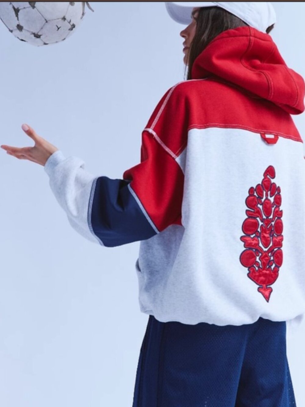FP MOVEMENT COLORBLOCK LOGO HOODIE